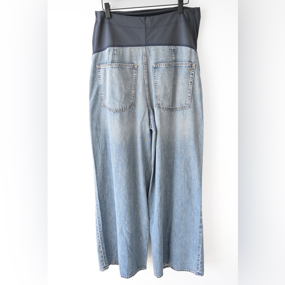 Madewell Light Blue Wide Leg Jeans - Picture 9 of 11